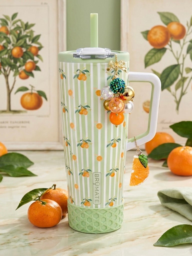 Orange Slice Charm - Tumbler Handle Charm - The Nifty Little Finds - Charm - The Nifty Little Finds
