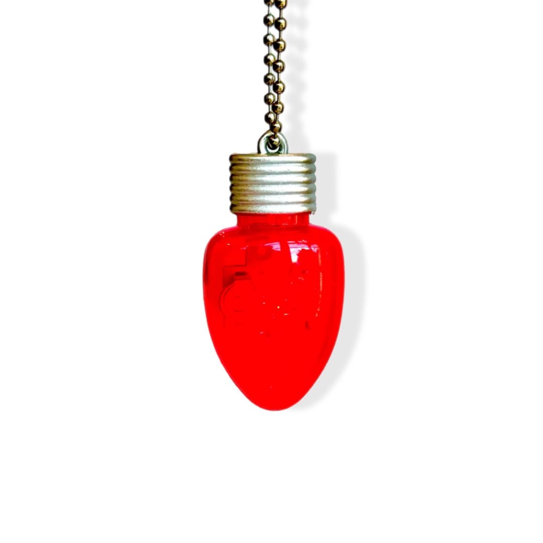 Christmas Bulb Light Up Charm- Tumbler Handle Charm - The Nifty Little Finds - Charm - The Nifty Little Finds