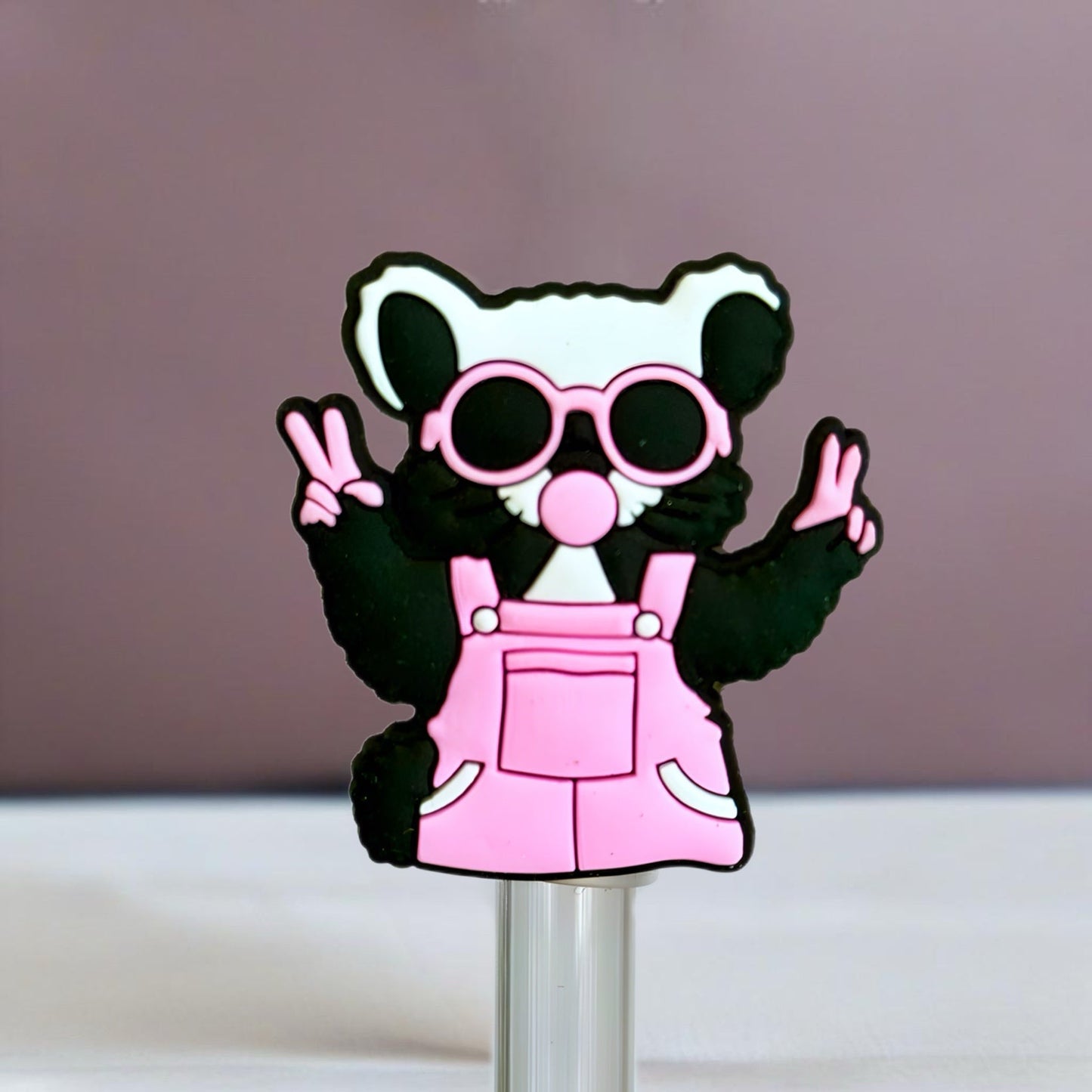 Spunky Skunky Straw Topper - The Nifty Little Finds - The Nifty Little Finds