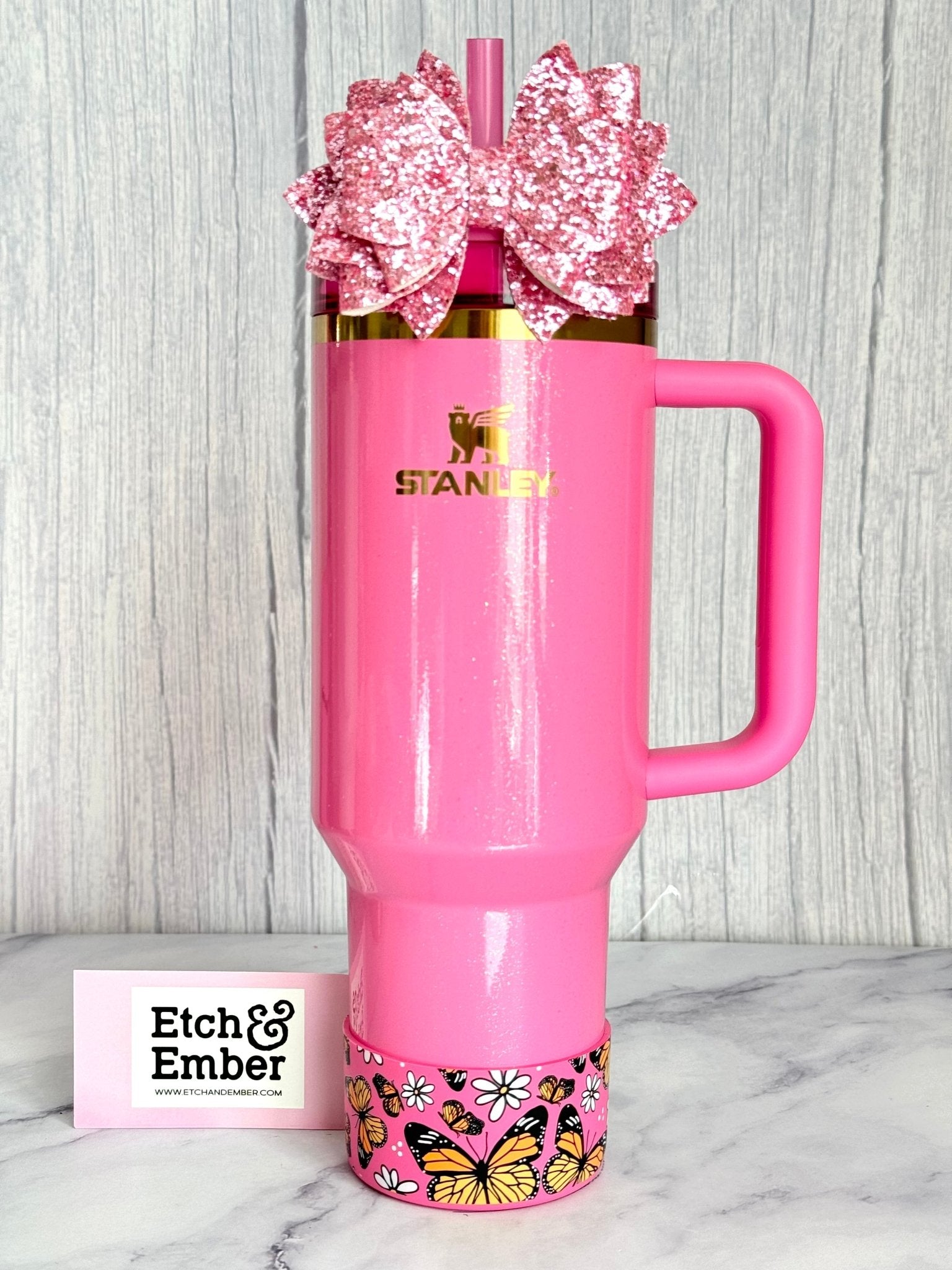 Pink BUTTERFLIES Boot - The Nifty Little Finds - Boot - The Nifty Little Finds