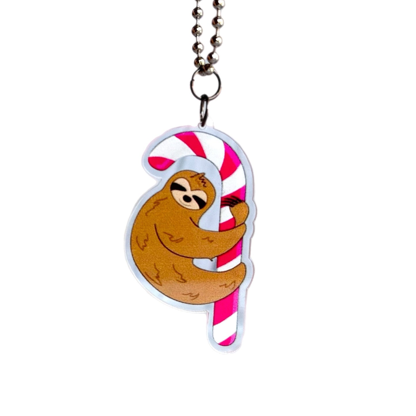 SLOTH CHRISTMAS Charms - Tumbler Handle Charm - The Nifty Little Finds - Charm - The Nifty Little Finds
