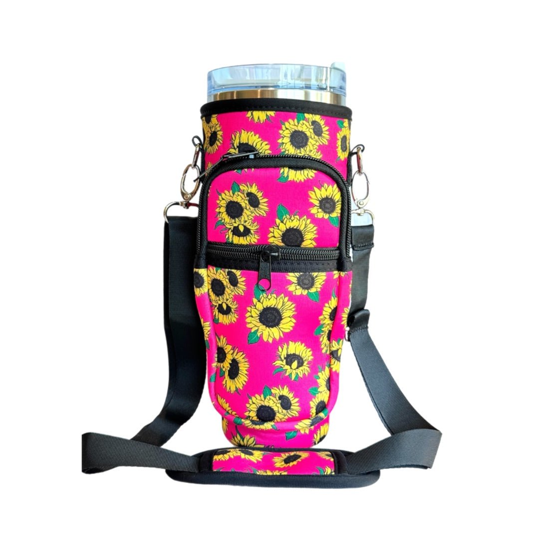 Protective Tumbler Sleeve with Sling-Neoprene - The Nifty Little Finds - The Nifty Little Finds