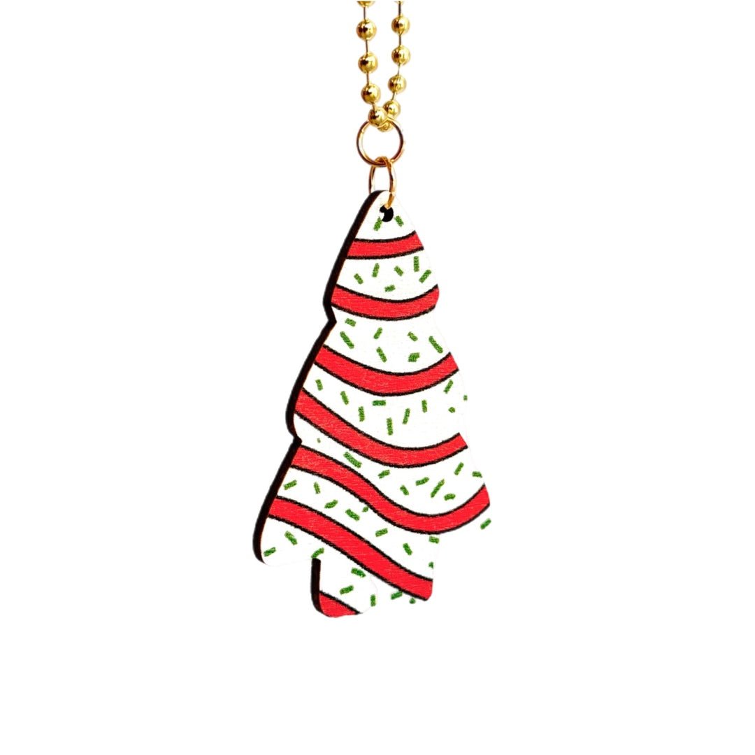Christmas Cake Charm - Tumbler Handle Charm - The Nifty Little Finds - Charm - The Nifty Little Finds