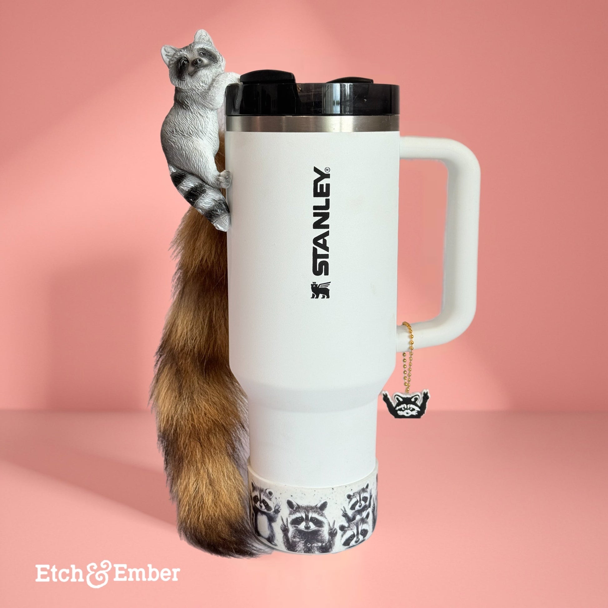 Ricky the Raccoon Etch Pet Charm - Tumbler Accessory - The Nifty Little Finds - Charm - The Nifty Little Finds
