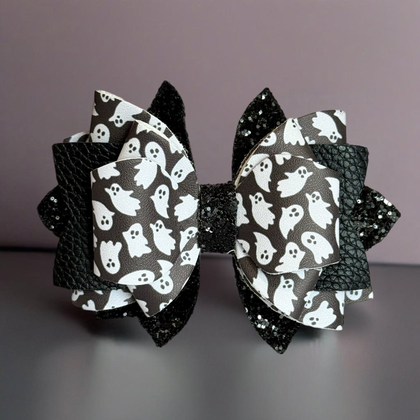 Ghosts Glitter Tumbler Bow - The Nifty Little Finds - Bow - The Nifty Little Finds