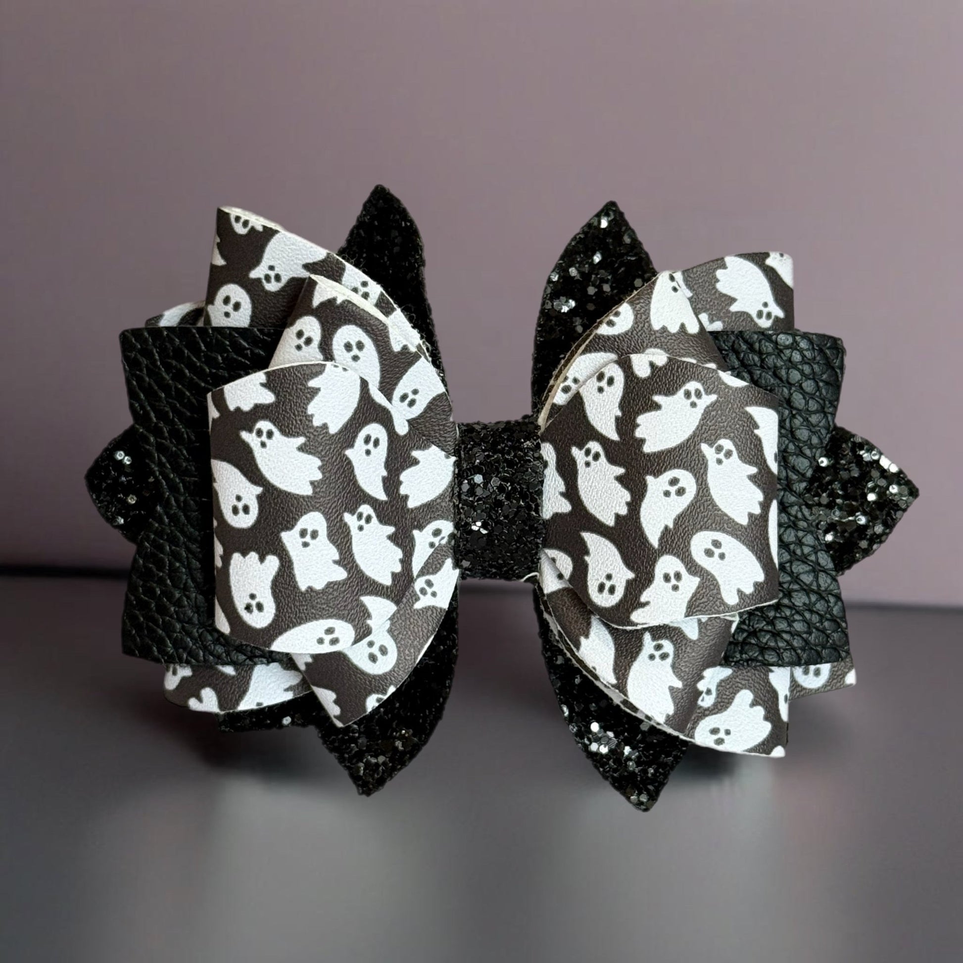 Ghosts Glitter Tumbler Bow - The Nifty Little Finds - Bow - The Nifty Little Finds