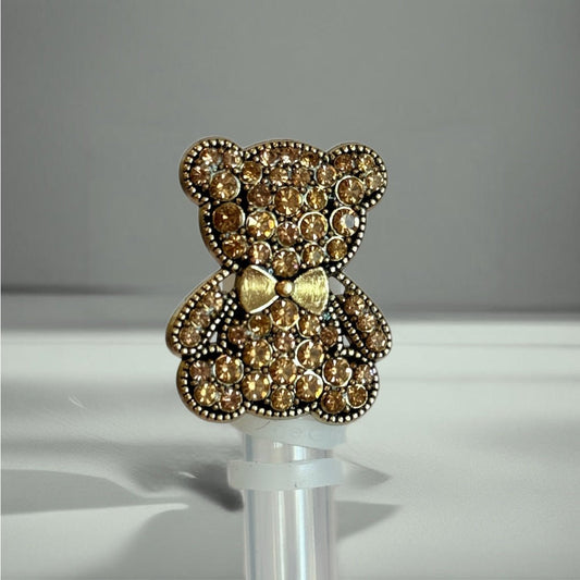 Honey Bear Deluxe Straw Topper - The Nifty Little Finds - Deluxe Straw Topper - The Nifty Little Finds