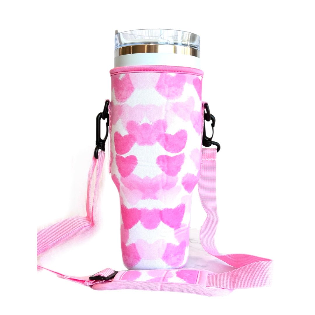 Protective Tumbler Sleeve with Sling-Neoprene - The Nifty Little Finds - The Nifty Little Finds