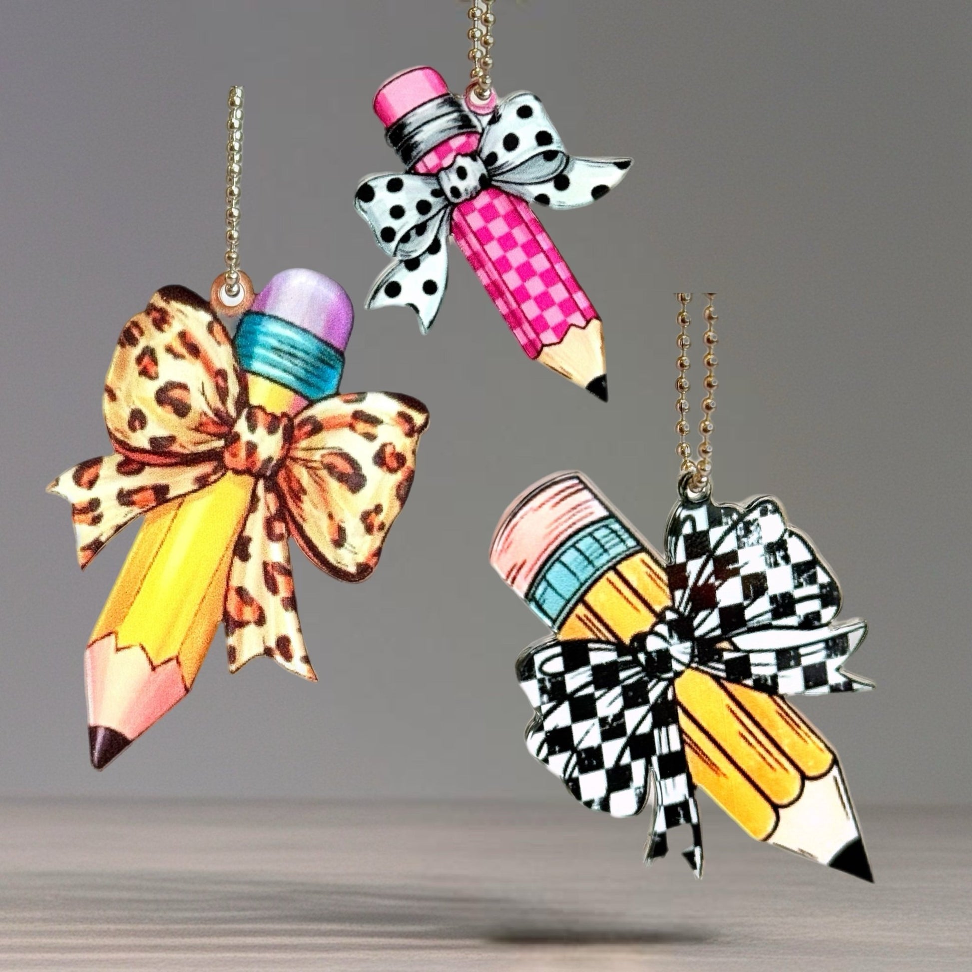 Pencil Me Pretty Charm - Tumbler Handle Charm - The Nifty Little Finds - Charm - The Nifty Little Finds