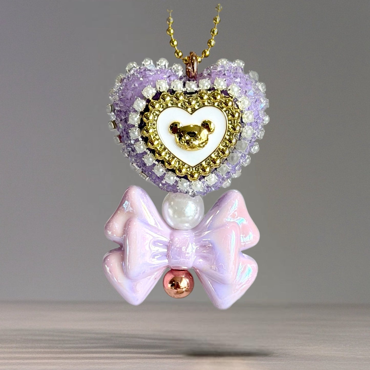 Blushing Bow Charm - Tumbler Handle Charm - The Nifty Little Finds - Charm - The Nifty Little Finds