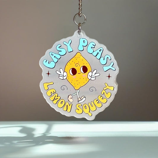 Easy Peasy Lemon Squeezy Charm - Tumbler Handle Charm - The Nifty Little Finds - Charm - The Nifty Little Finds