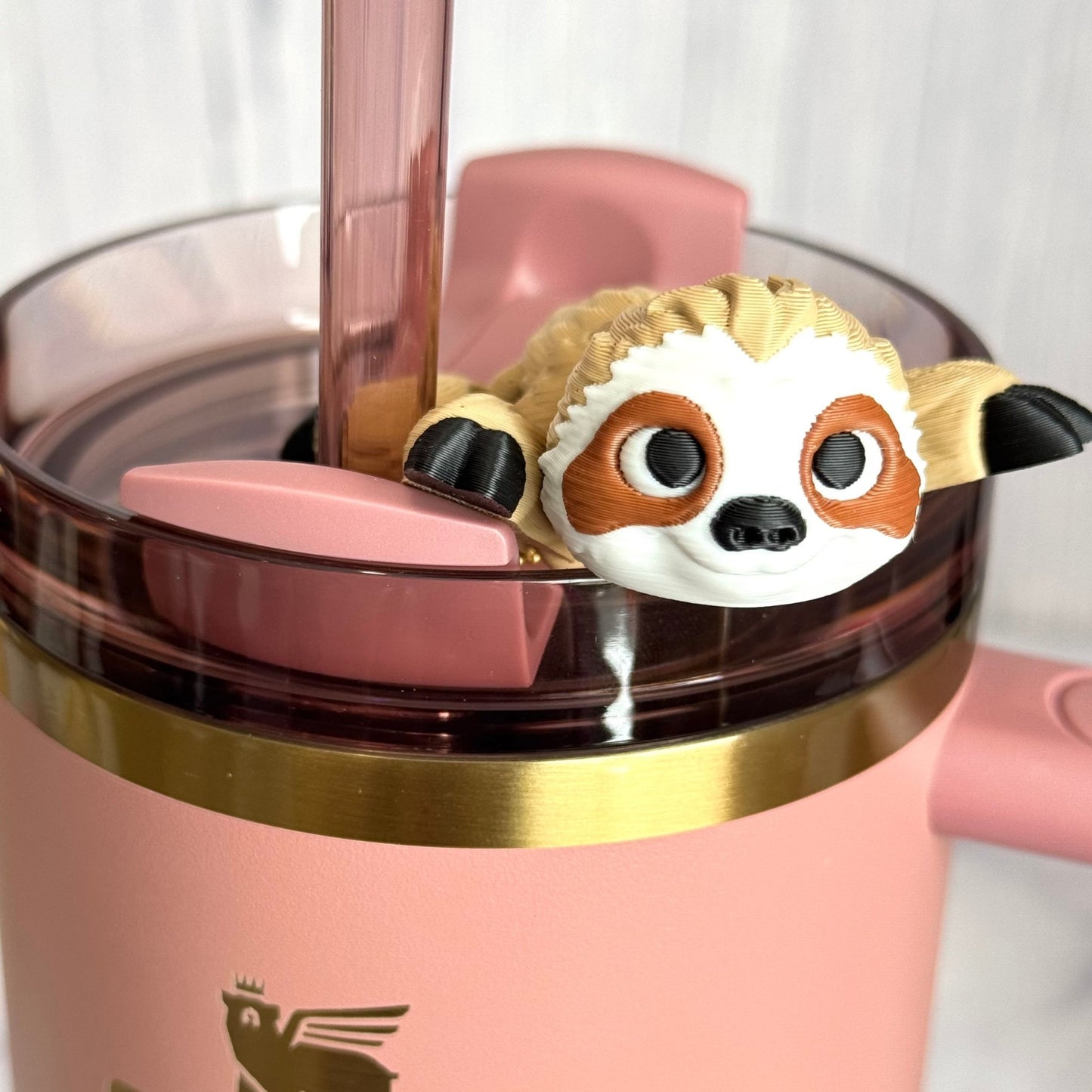 Sloth 3D Deluxe Charm - Tumbler Handle Charm - The Nifty Little Finds - Charm - The Nifty Little Finds
