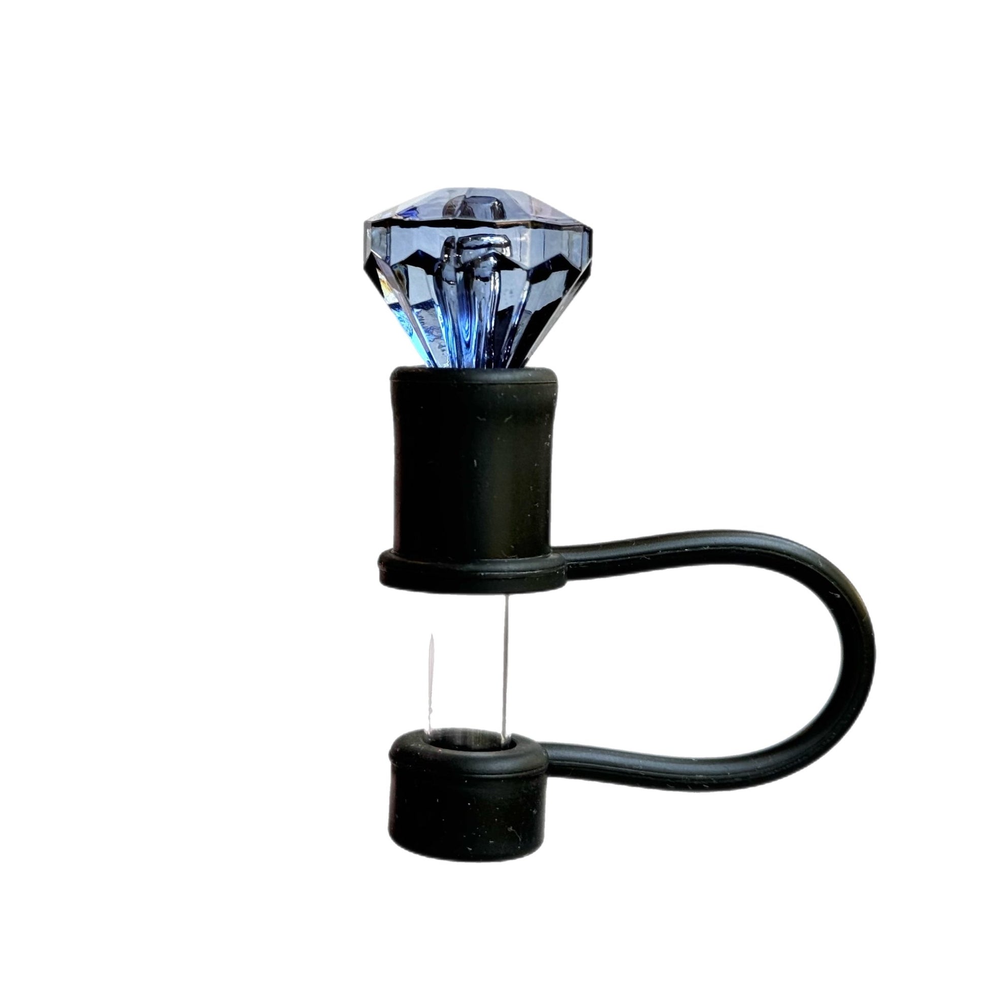 DIAMOND Straw Topper Black Base - The Nifty Little Finds - Deluxe Straw Topper - The Nifty Little Finds