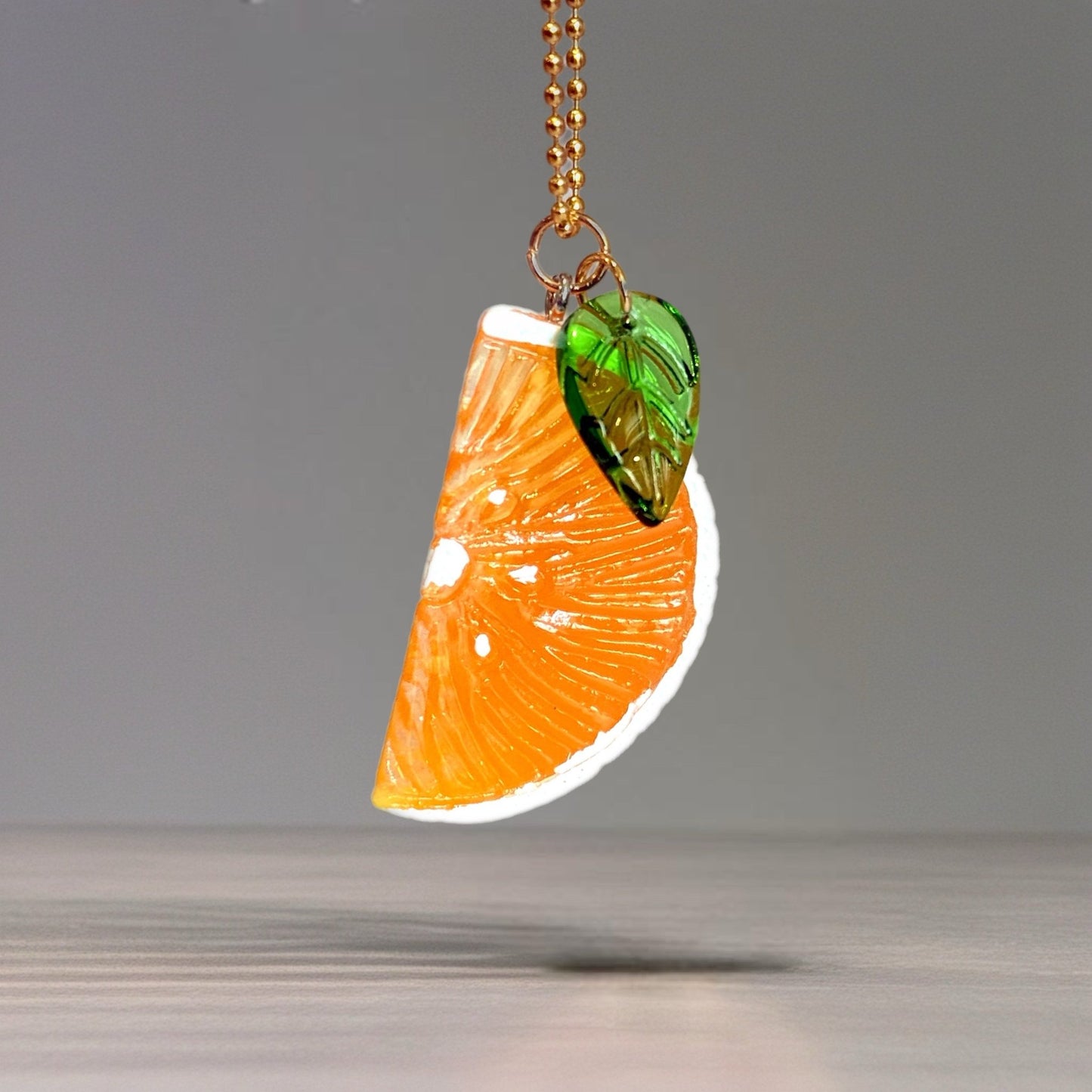 Orange Slice Charm - Tumbler Handle Charm - The Nifty Little Finds - Charm - The Nifty Little Finds