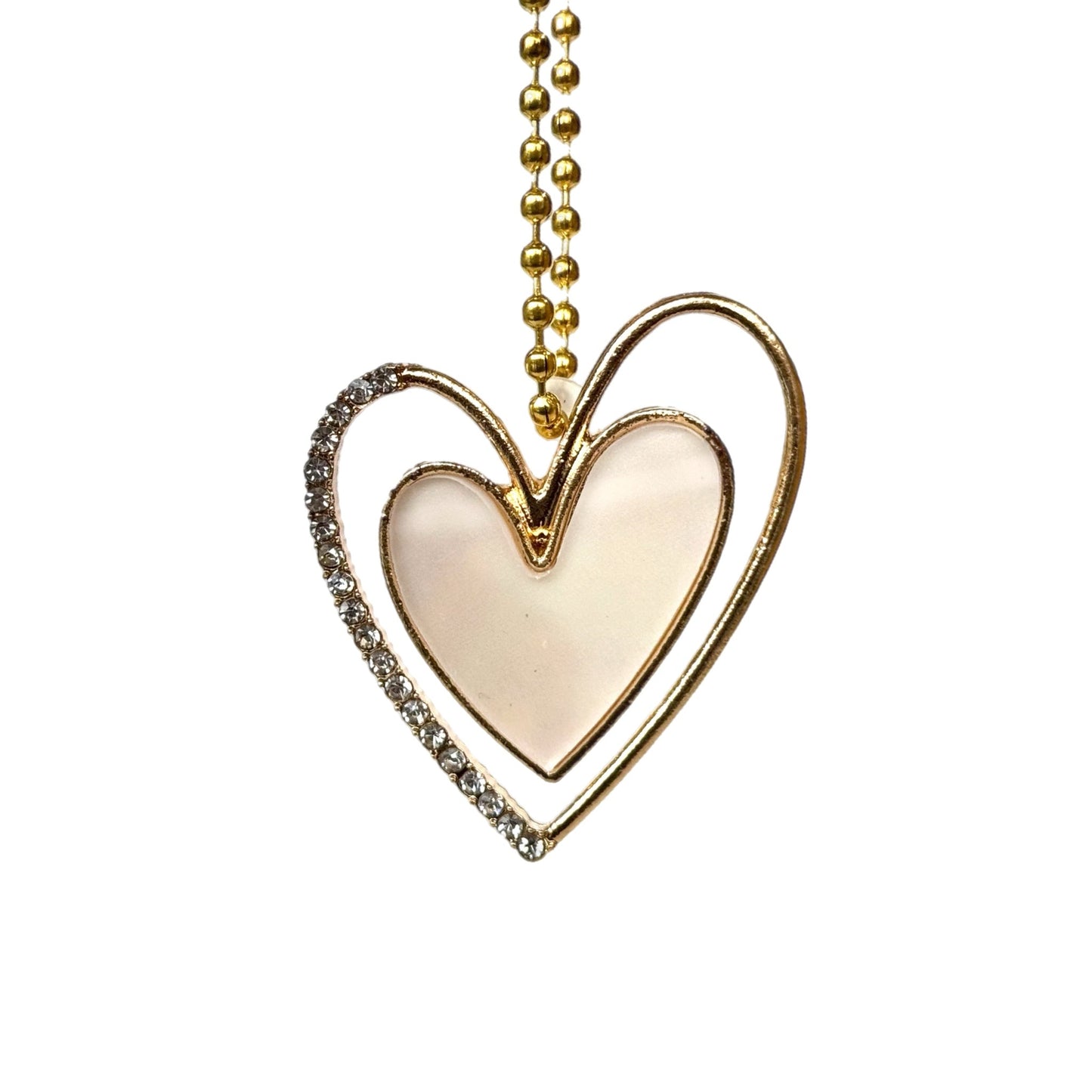 Double Heart Charm - Tumbler Handle Charm - The Nifty Little Finds - Charm - The Nifty Little Finds