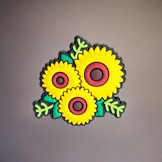 Sunflower Silicone Tumbler Magnet - The Nifty Little Finds - The Nifty Little Finds