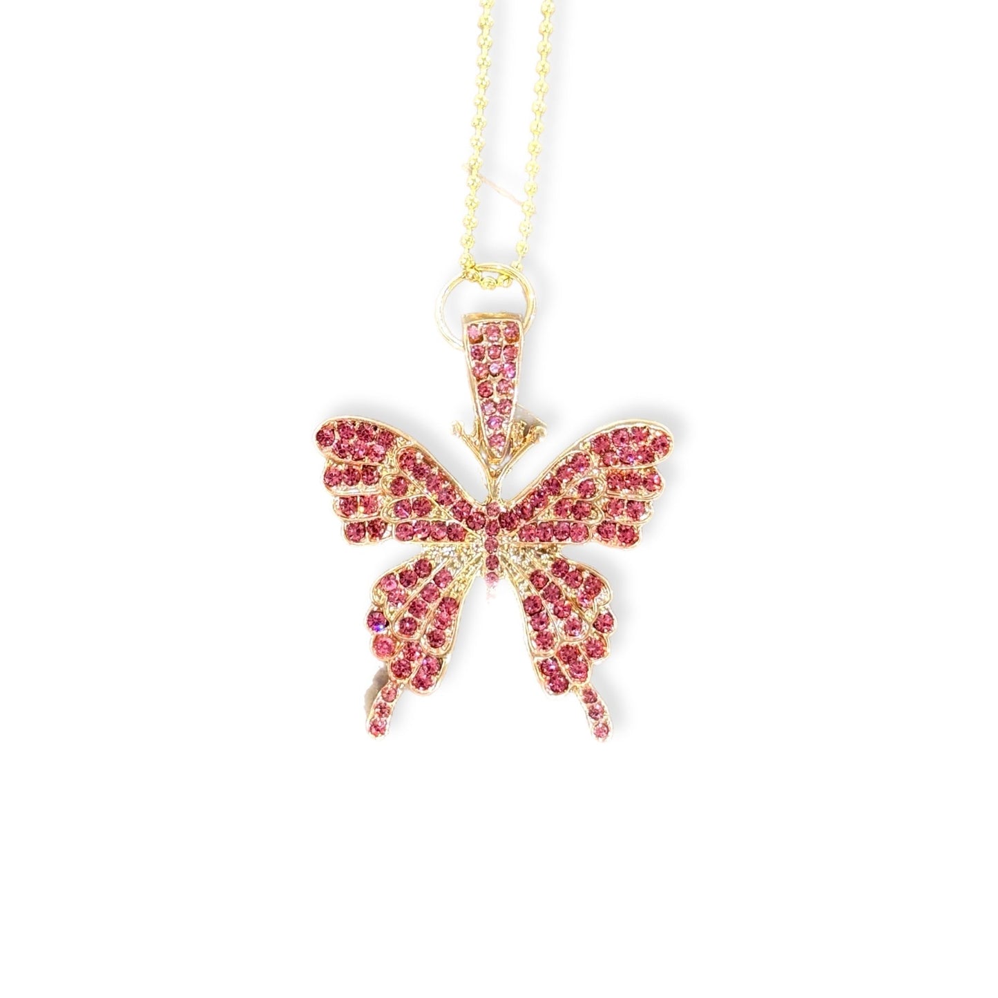 BLING BUTTERFLY Charm - Tumbler Handle Charm - The Nifty Little Finds - Charm - The Nifty Little Finds