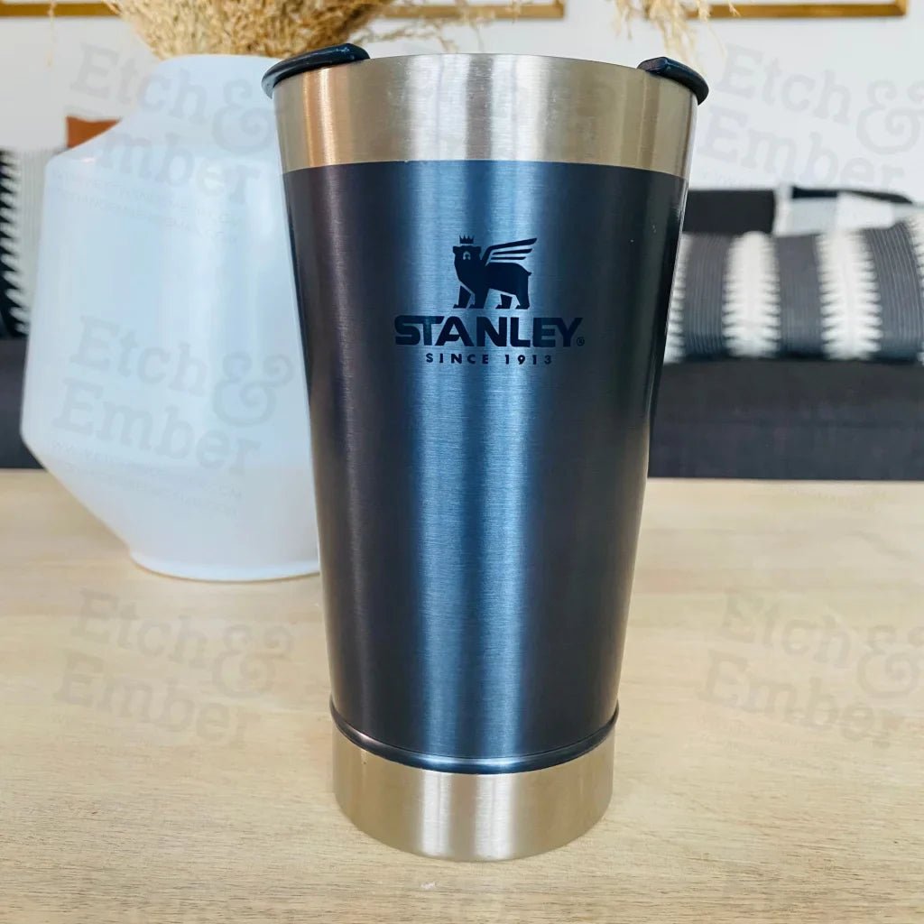Stanley Classic Stay Chill Vacuum Insulated Pint Glass with Lid, 16oz Stainless Steel Beer Mug with Built-in Bottle Opener - The Nifty Little Finds - The Nifty Little Finds