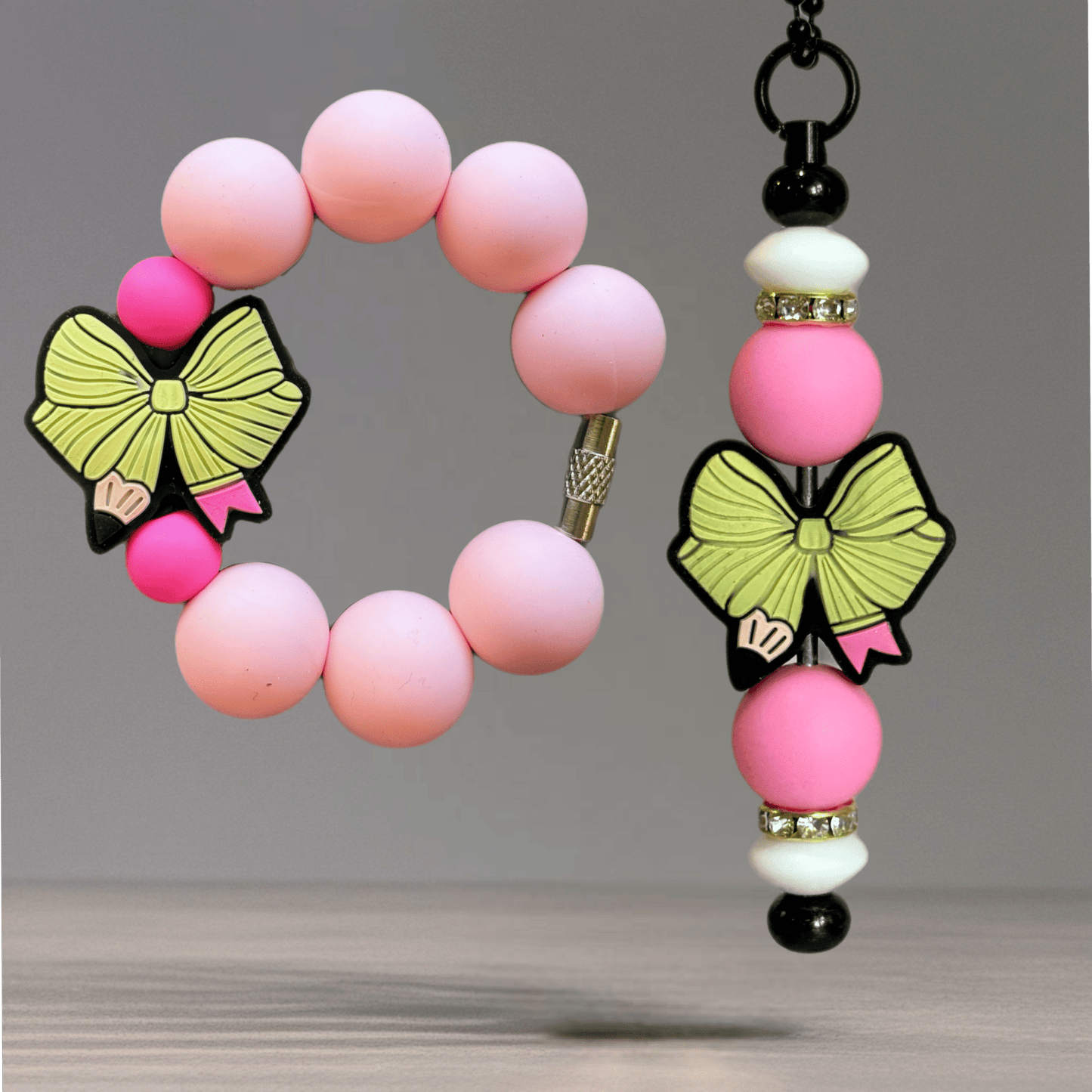 Coquette Pencil Charm - Tumbler Handle Charm - The Nifty Little Finds - Charm - The Nifty Little Finds