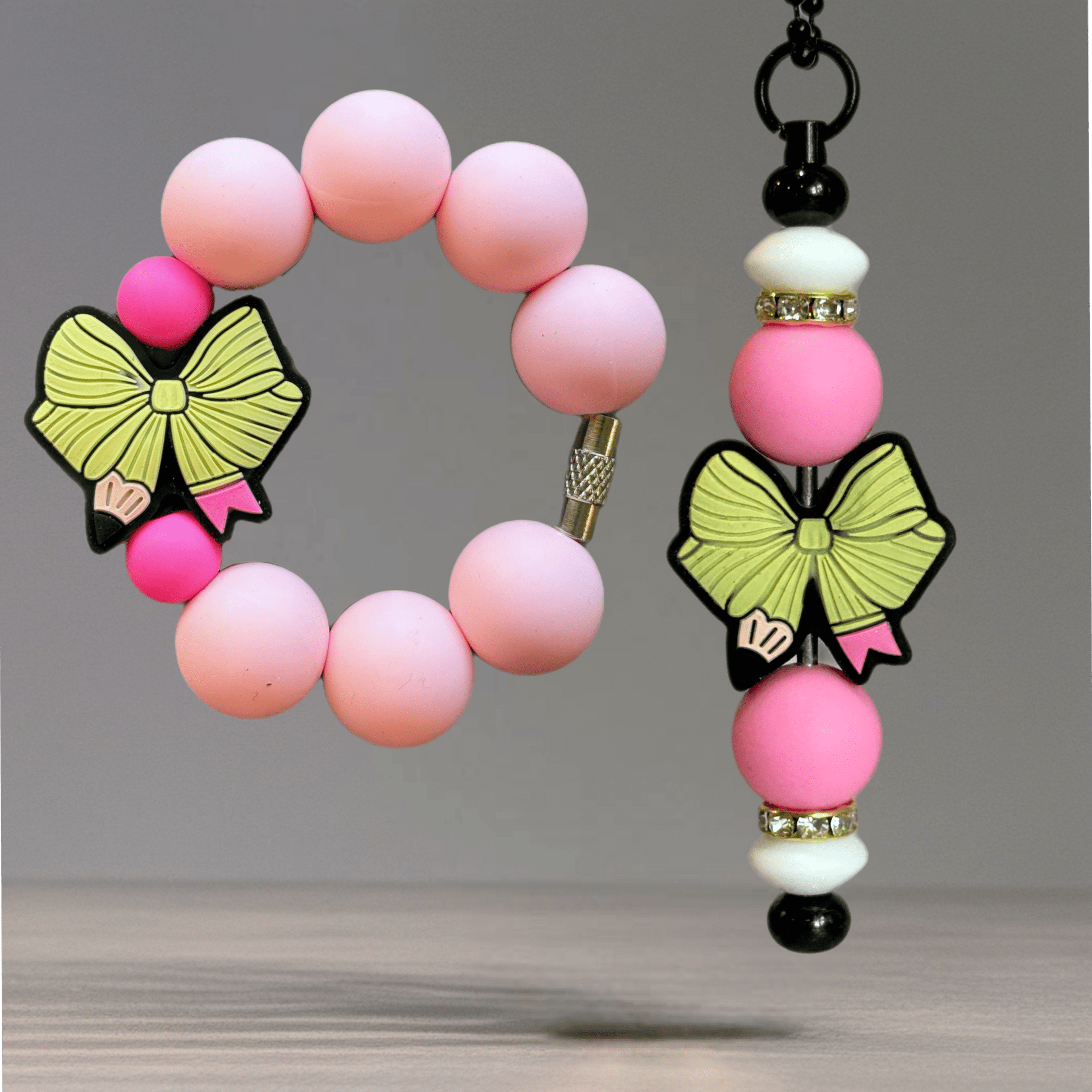 Coquette Pencil Charm - Tumbler Handle Charm - The Nifty Little Finds - Charm - The Nifty Little Finds