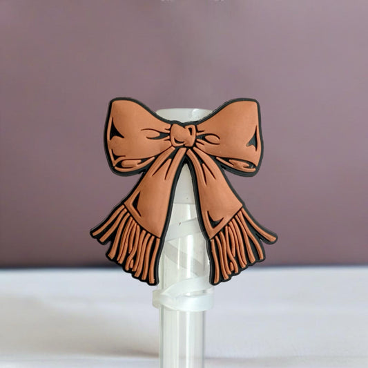 Cowgirl Bows Straw Topper - The Nifty Little Finds - The Nifty Little Finds