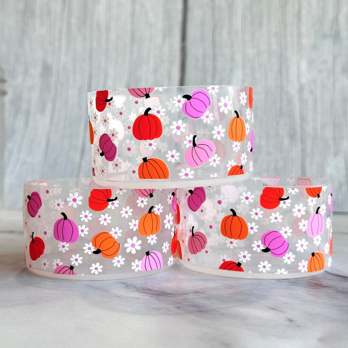 Floral Pink Pumpkins Boot - The Nifty Little Finds - Boot - The Nifty Little Finds