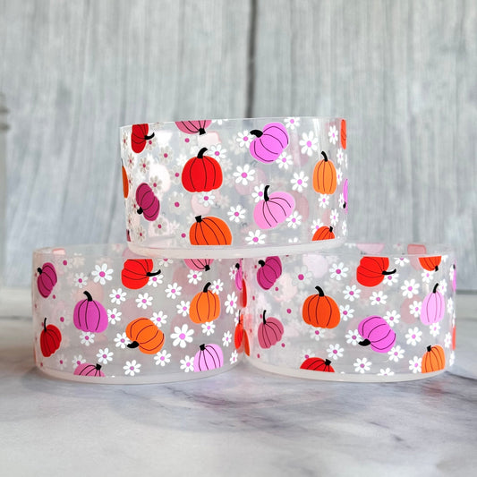 Floral Pink Pumpkins Boot - The Nifty Little Finds - Boot - The Nifty Little Finds