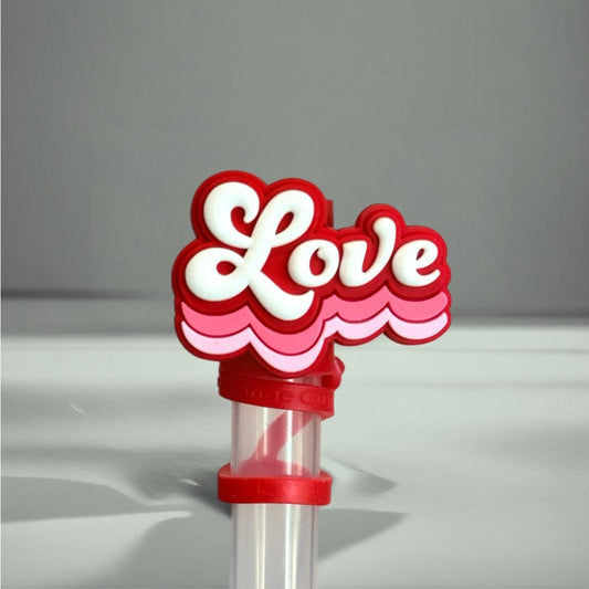 LOVE Straw Topper - The Nifty Little Finds - The Nifty Little Finds