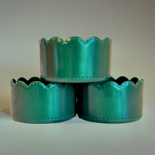 Green Shimmer Scallop Boot - The Nifty Little Finds - Boot - The Nifty Little Finds