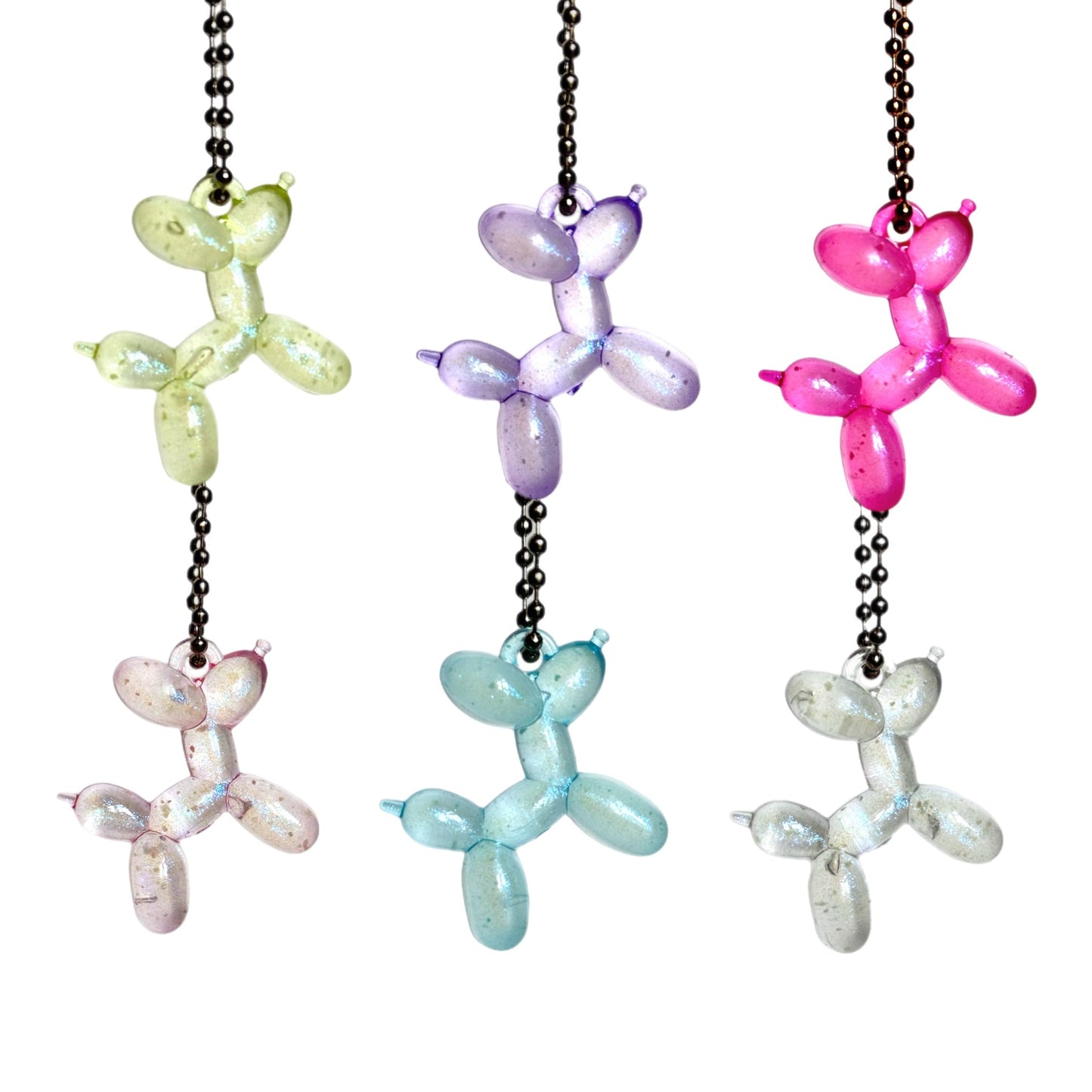 Glow in the Dark Balloon Dog Charm - Tumbler Handle Charm - The Nifty Little Finds - Charm - The Nifty Little Finds