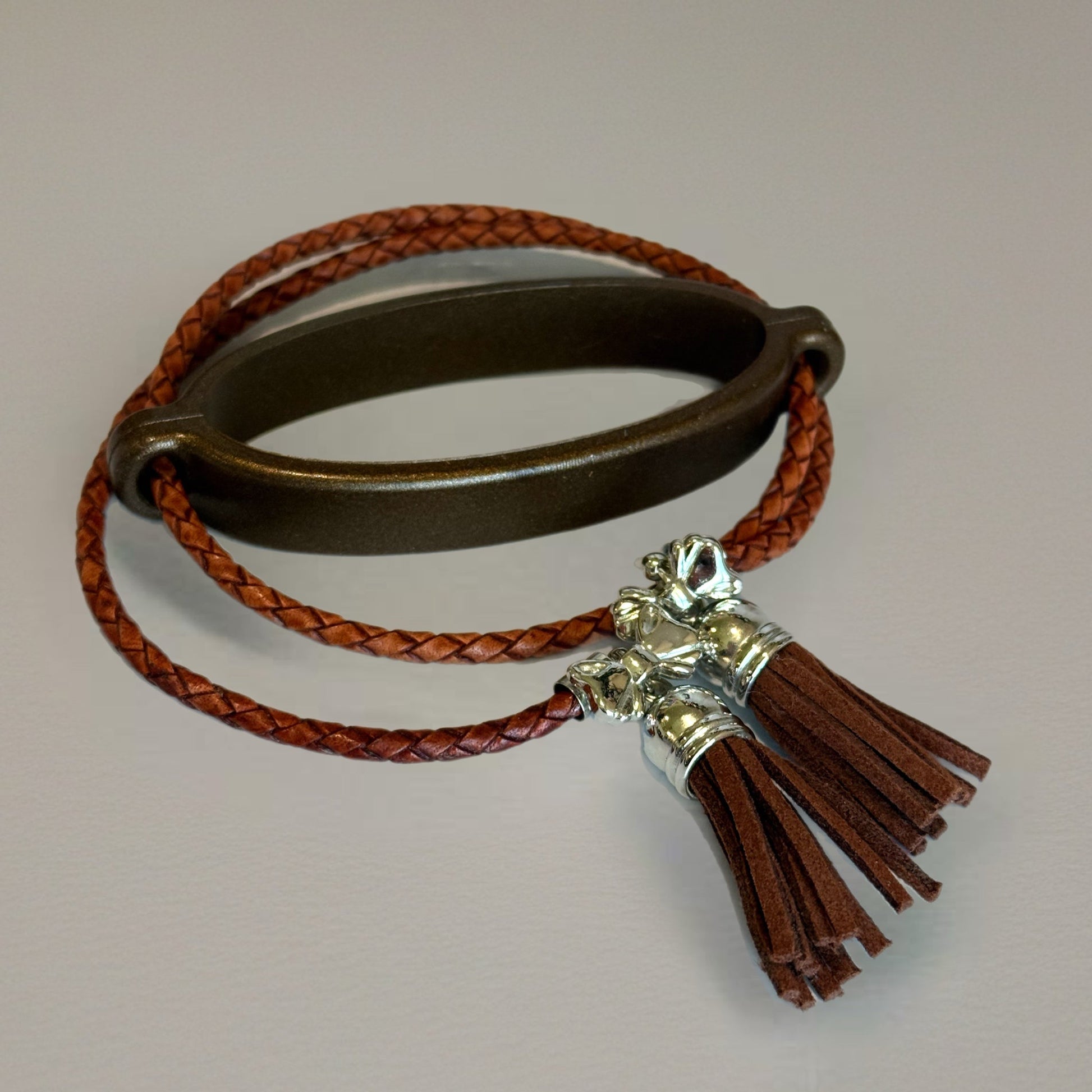 Lariat Luxe - Leather Tumbler Collar *Limited Edition* - The Nifty Little Finds - The Nifty Little Finds