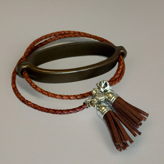 Lariat Luxe - Leather Tumbler Collar *Limited Edition* - The Nifty Little Finds - The Nifty Little Finds