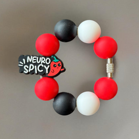 NEURO SPICY Charm - Tumbler Handle Charm - The Nifty Little Finds - Charm - The Nifty Little Finds