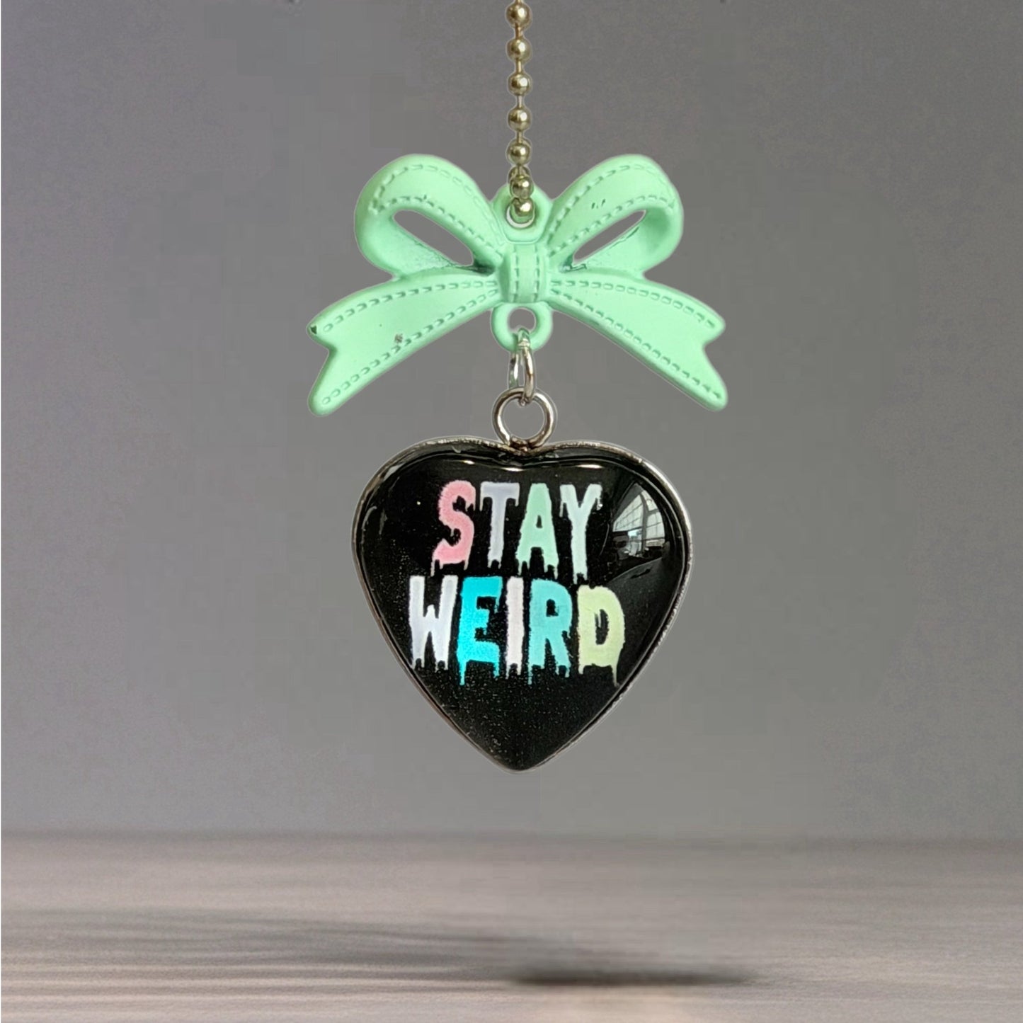Stay Weird Charm - Tumbler Handle Charm - The Nifty Little Finds - Charm - The Nifty Little Finds