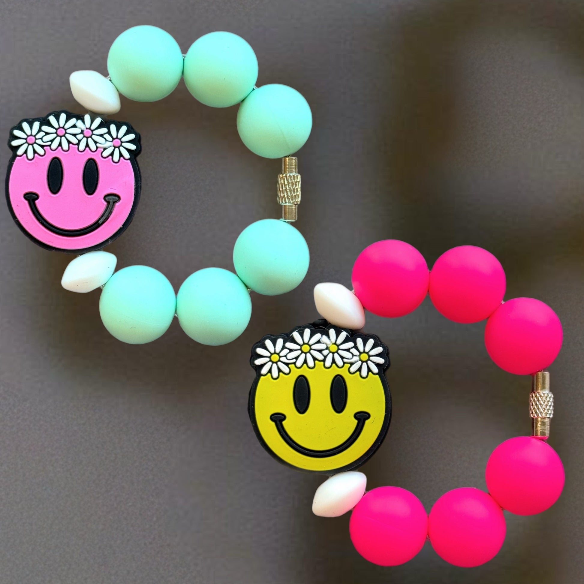 Smiley Handle Bracelet - Tumbler Handle Charm - The Nifty Little Finds - Charm - The Nifty Little Finds