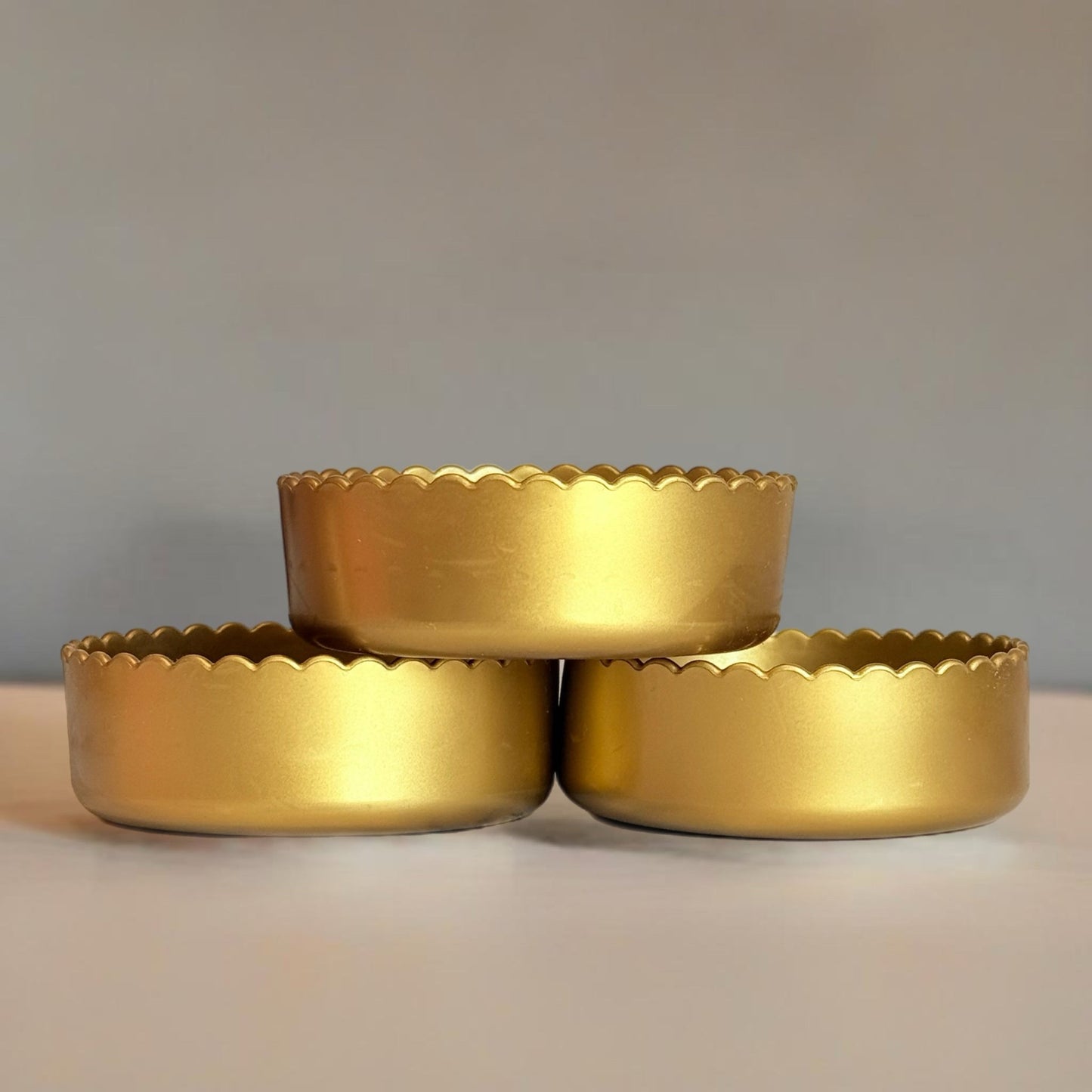 Bronze Metallic 3.25” Scalloped Shorty Boot - The Nifty Little Finds - Boot - The Nifty Little Finds