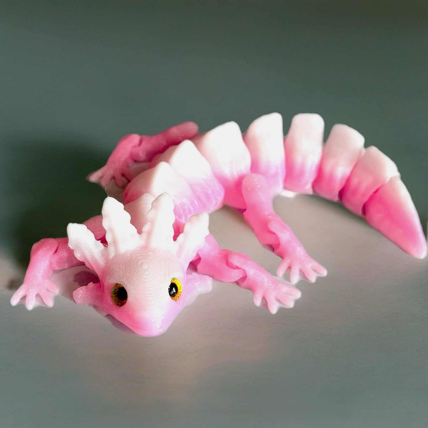 Pinky the Axolotl 3D Deluxe Charm - Tumbler Handle Charm - The Nifty Little Finds - Charm - The Nifty Little Finds