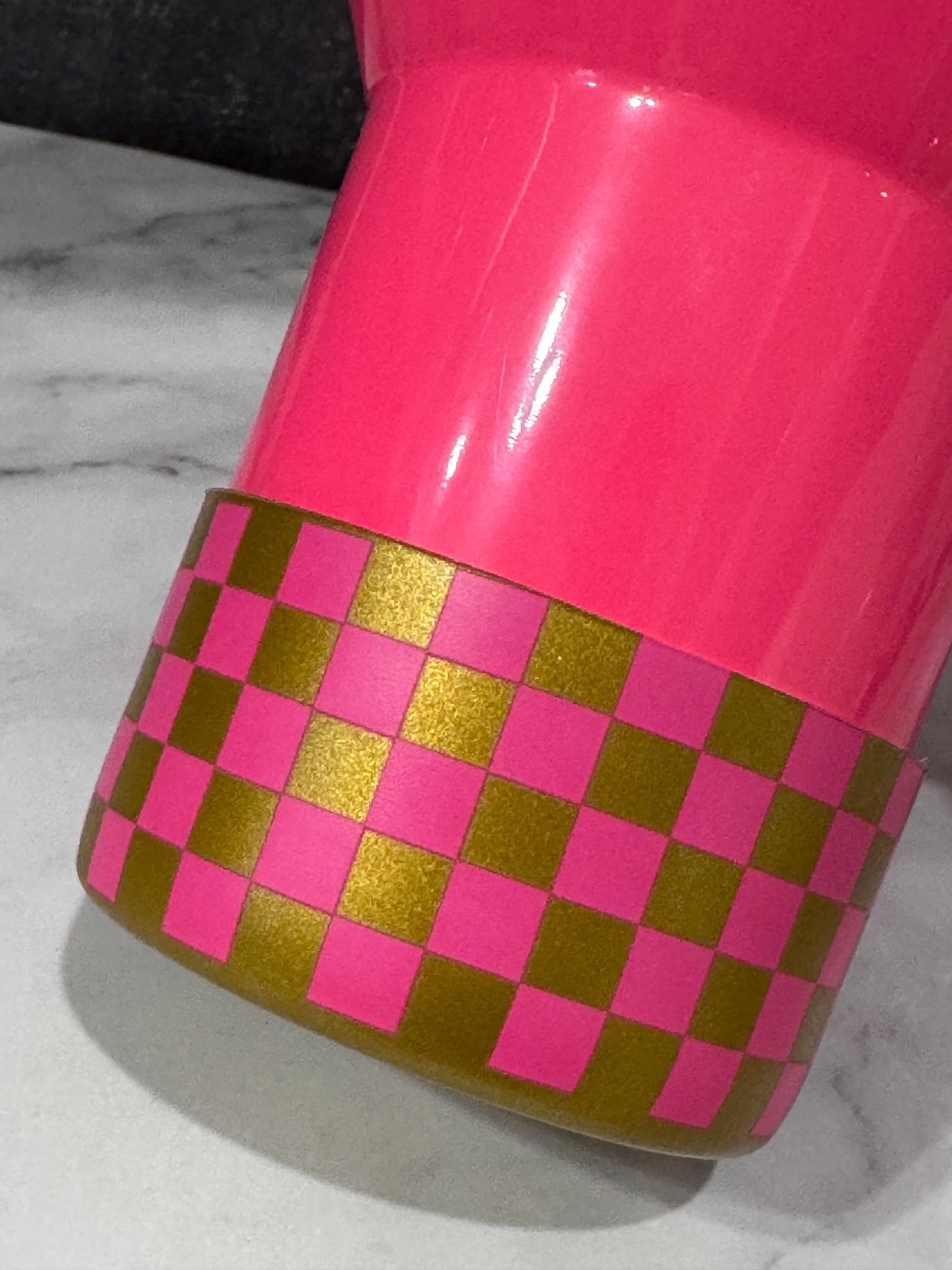 Gold Pink Parade CHECKERS Boot - The Nifty Little Finds - Boot - The Nifty Little Finds