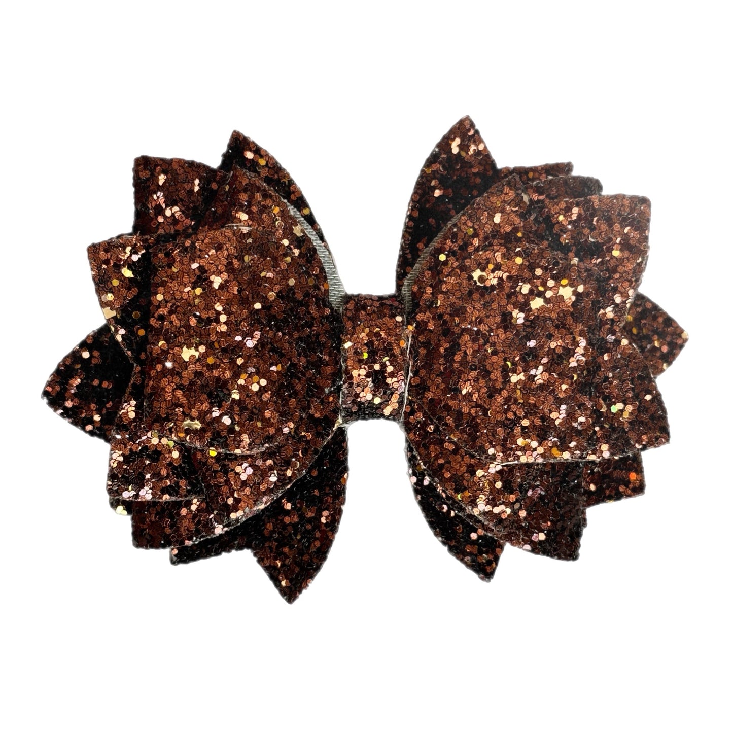 Chocolate Glitter Tumbler Bow - The Nifty Little Finds - Bow - The Nifty Little Finds