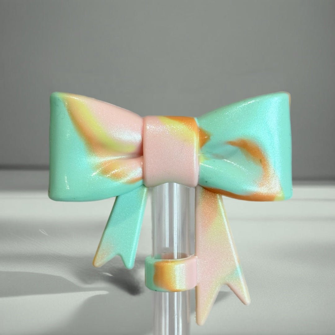 Dreamy 3D Bow Straw Topper - The Nifty Little Finds - 3D Bow Straw Topper - The Nifty Little Finds