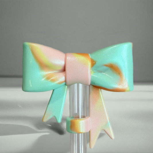 Dreamy 3D Bow Straw Topper - The Nifty Little Finds - 3D Bow Straw Topper - The Nifty Little Finds
