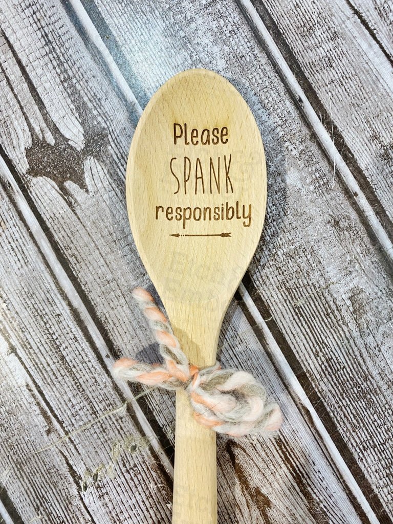 Wooden Spoon- farmhouse wooden spoon kitchen decor - The Nifty Little Finds - The Nifty Little Finds