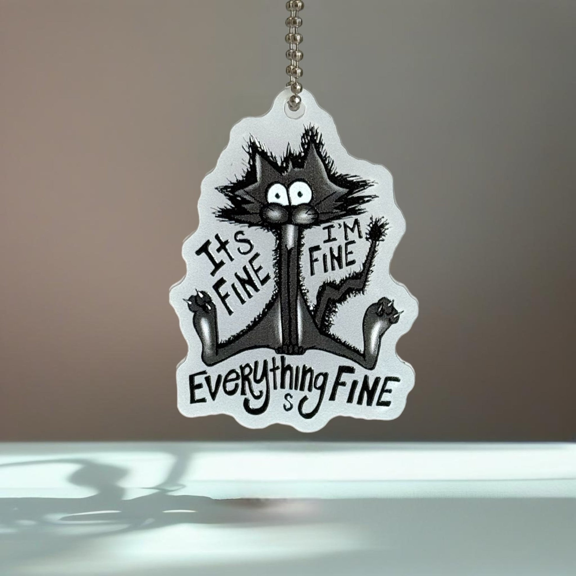 IT’S FINE, I’M FINE Charm - Tumbler Handle Charm - The Nifty Little Finds - Charm - The Nifty Little Finds