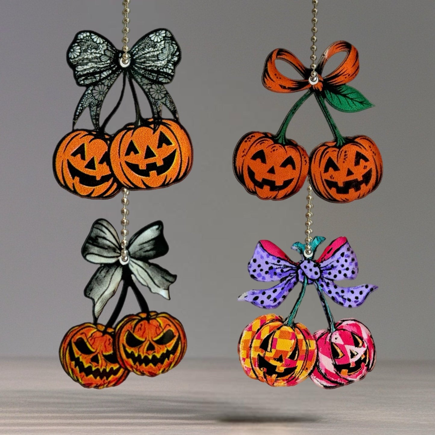 Jack O Lantern Charm - Tumbler Handle Charm - The Nifty Little Finds - Charm - The Nifty Little Finds