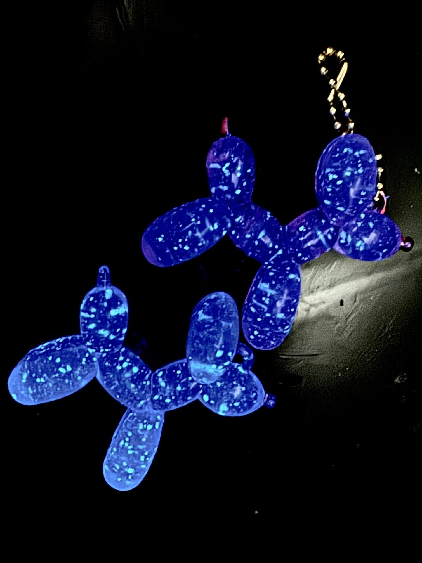 Glow in the Dark Balloon Dog Charm - Tumbler Handle Charm - The Nifty Little Finds - Charm - The Nifty Little Finds