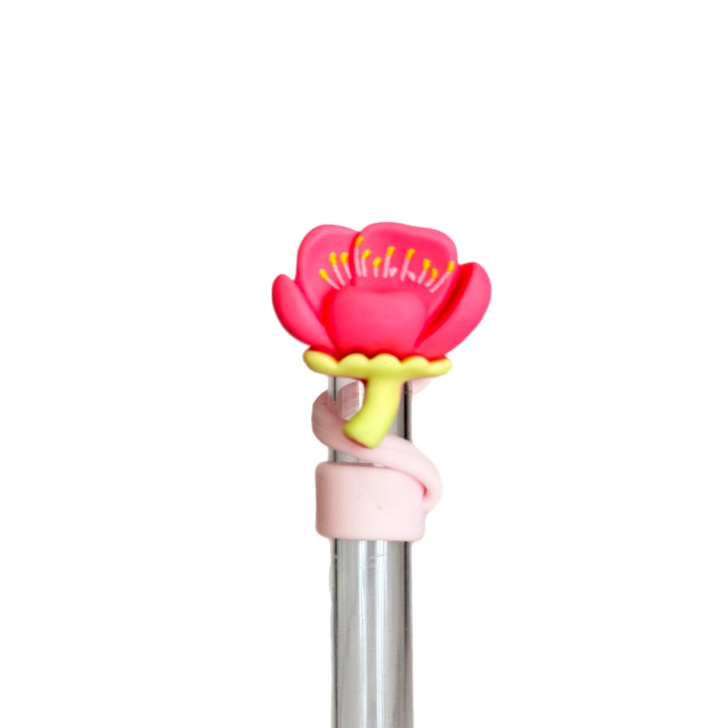 Blossom Straw Toppers - The Nifty Little Finds - The Nifty Little Finds