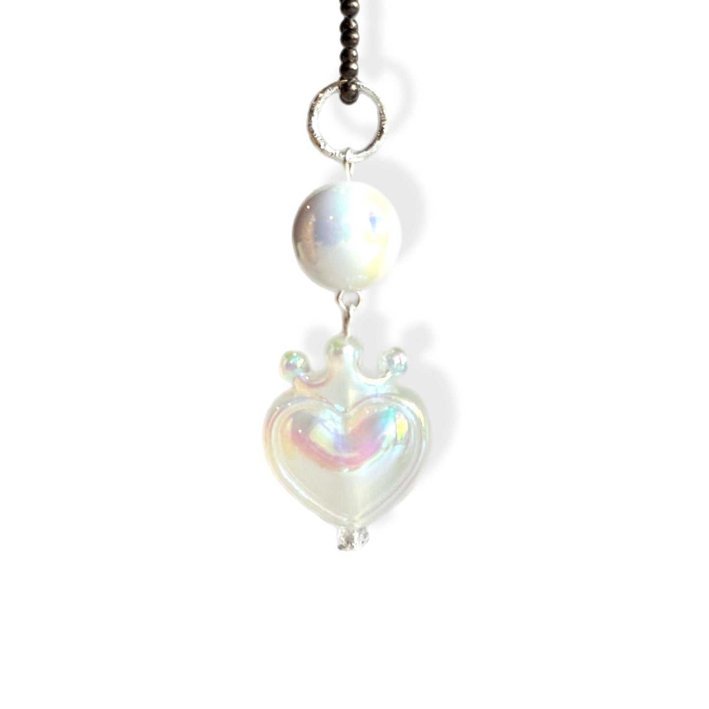 Fancy Crowned Heart Charms- Tumbler Handle Charm - The Nifty Little Finds - Charm - The Nifty Little Finds