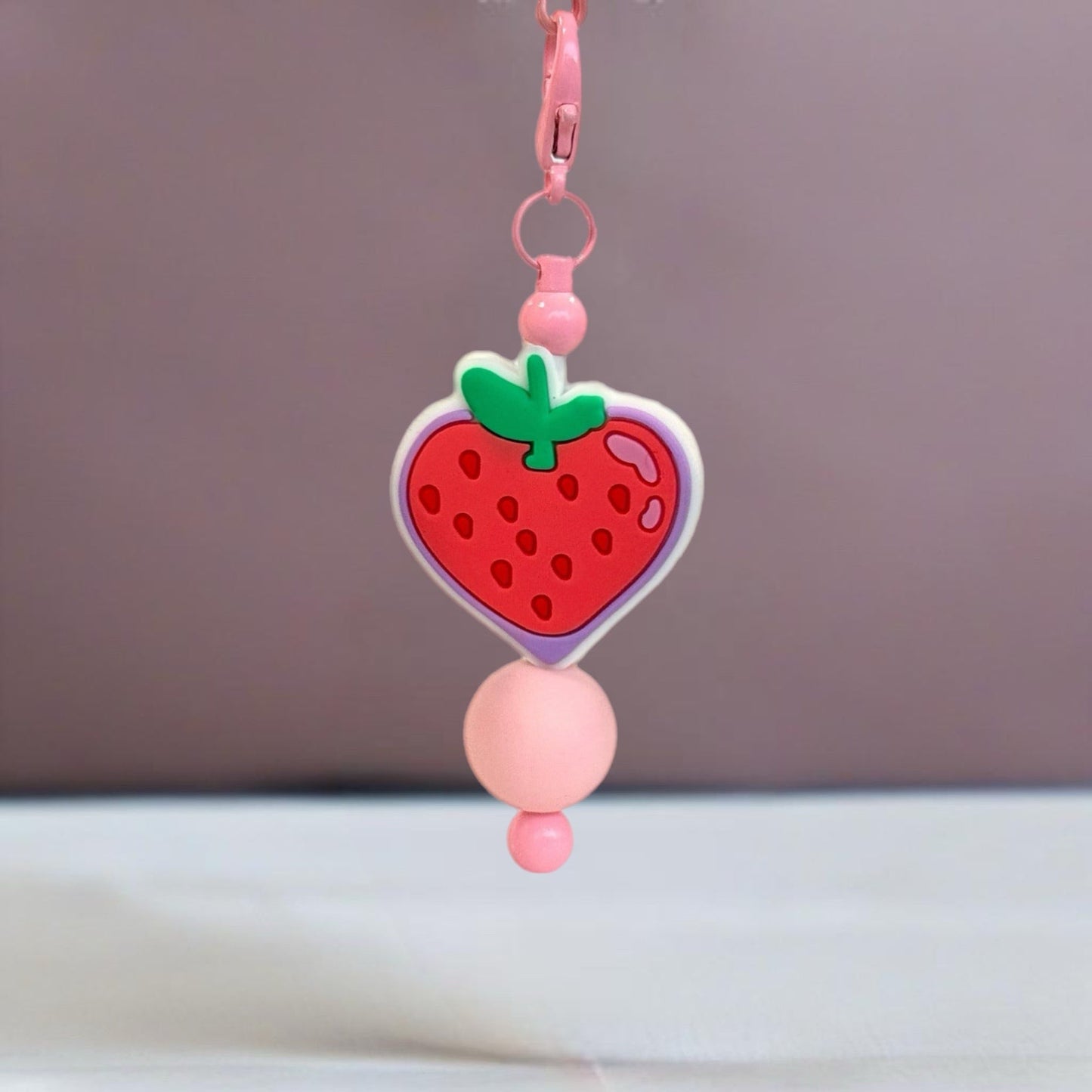 Strawberry Bar Charm - Tumbler Handle Charm - The Nifty Little Finds - Charm - The Nifty Little Finds