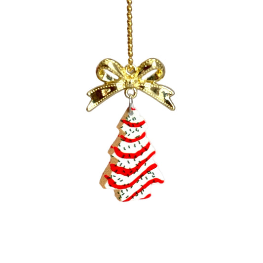 Coquette Christmas Cake Charm - Tumbler Handle Charm - The Nifty Little Finds - Charm - The Nifty Little Finds