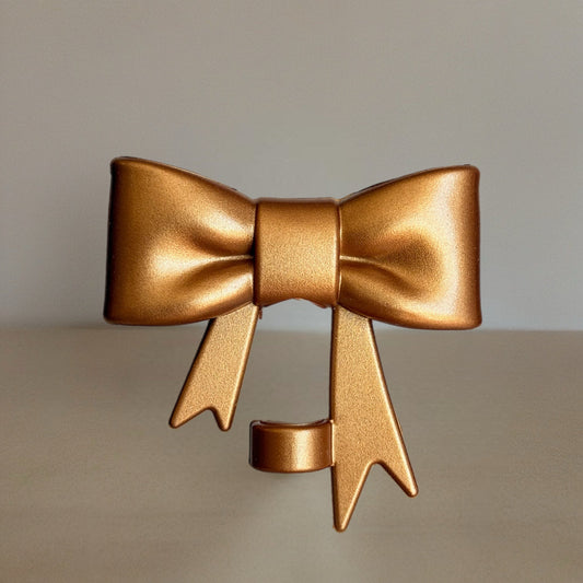 Copper Metallic 3D Bow Straw Topper - The Nifty Little Finds - 3D Bow Straw Topper - The Nifty Little Finds